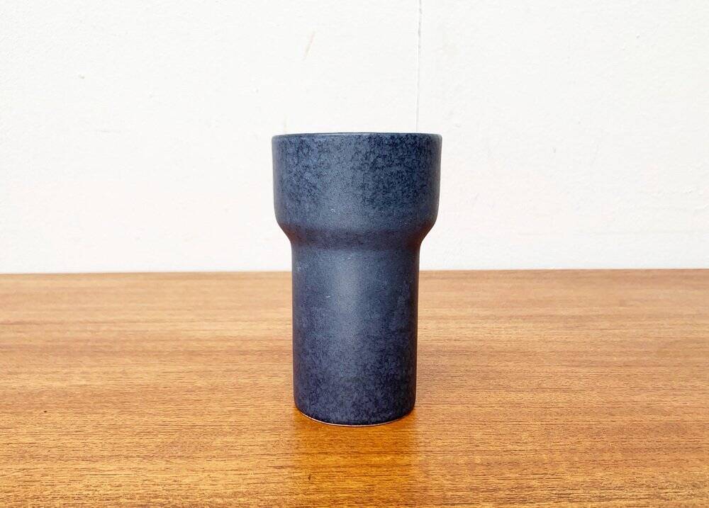Mid-Century German Studio Pottery Minimalist Vase from Ernst Loesche, 1960s