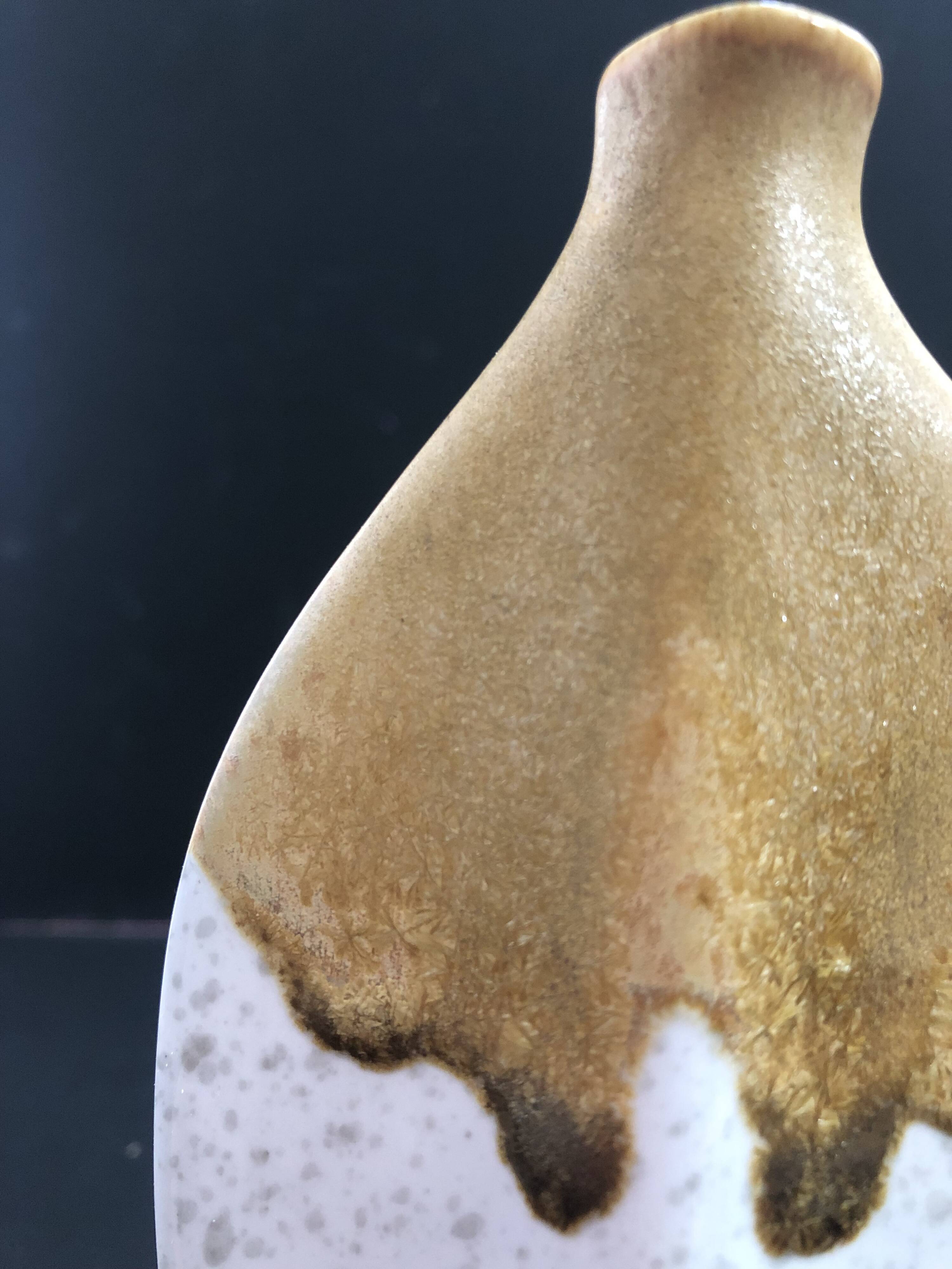 Modern sgrafo vase by Peter Müller, Germany