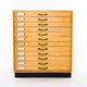 chest of drawers from eyeglasses shop, Germany, vintage, around 1960