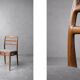 Vintage Mid-Century Danish Modern Elegant Teak & Grey Fabric Chairs, 1960s