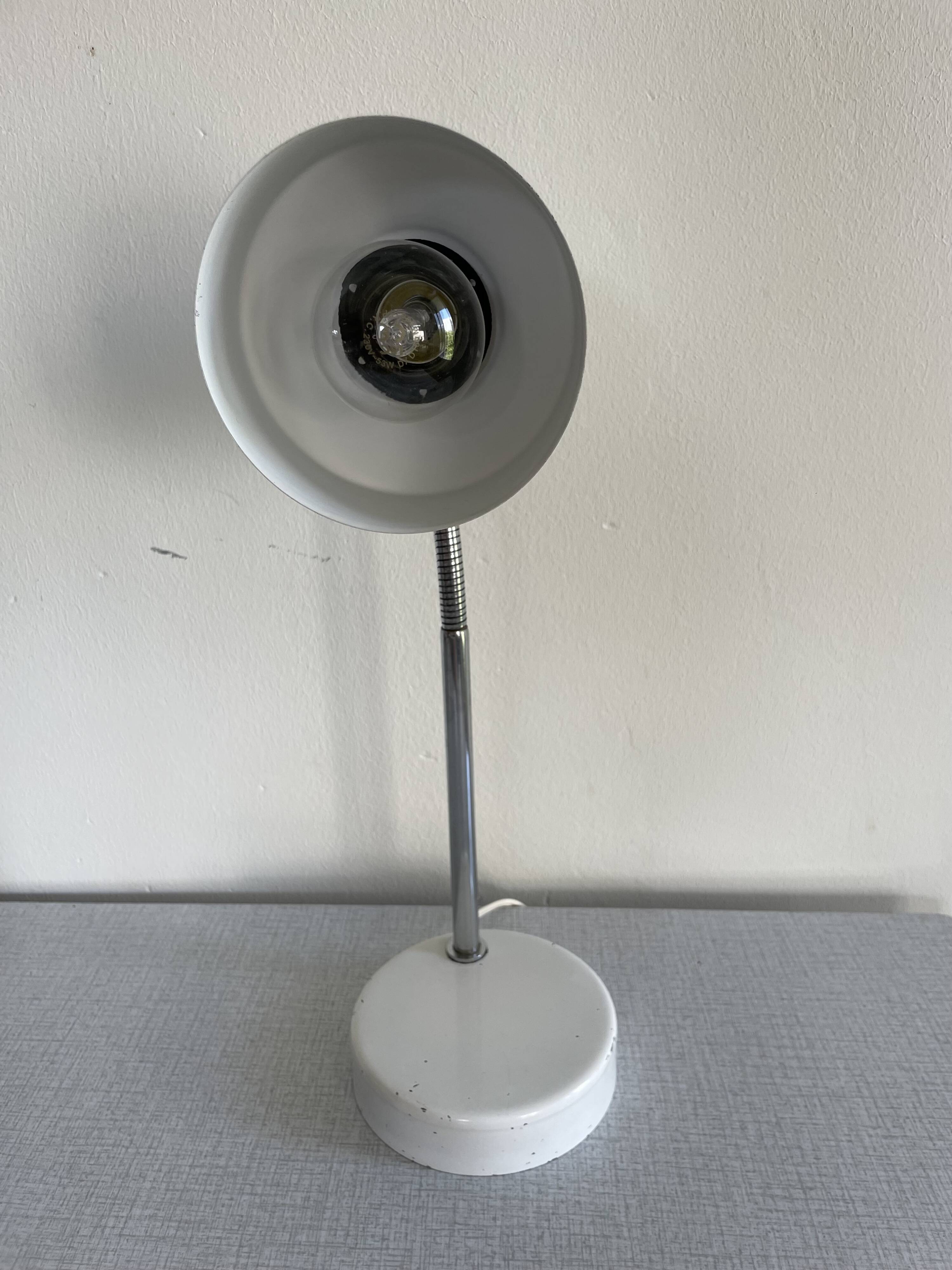 White desk light