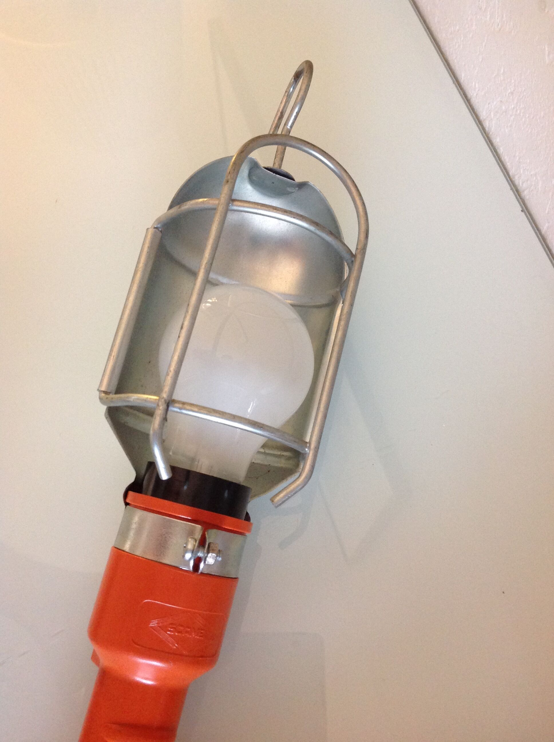 Scame orange workshop walker industrial/vintage 60s-70s
