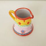 Petit Pichet  pot à lait en céramique Signé Festin coquin
