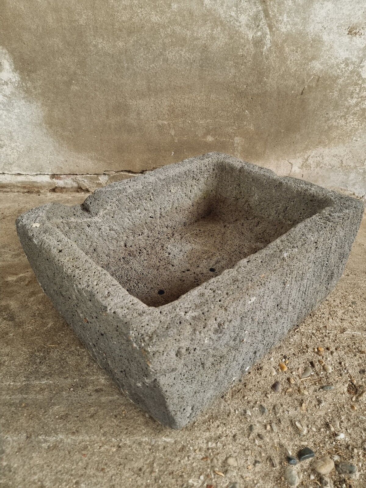 Sink stone trough