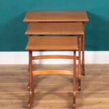 Retro Teak 1960s G Plan Mid Century Nest Of 3 Coffee Tables