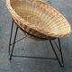 Pair of wicker chairs