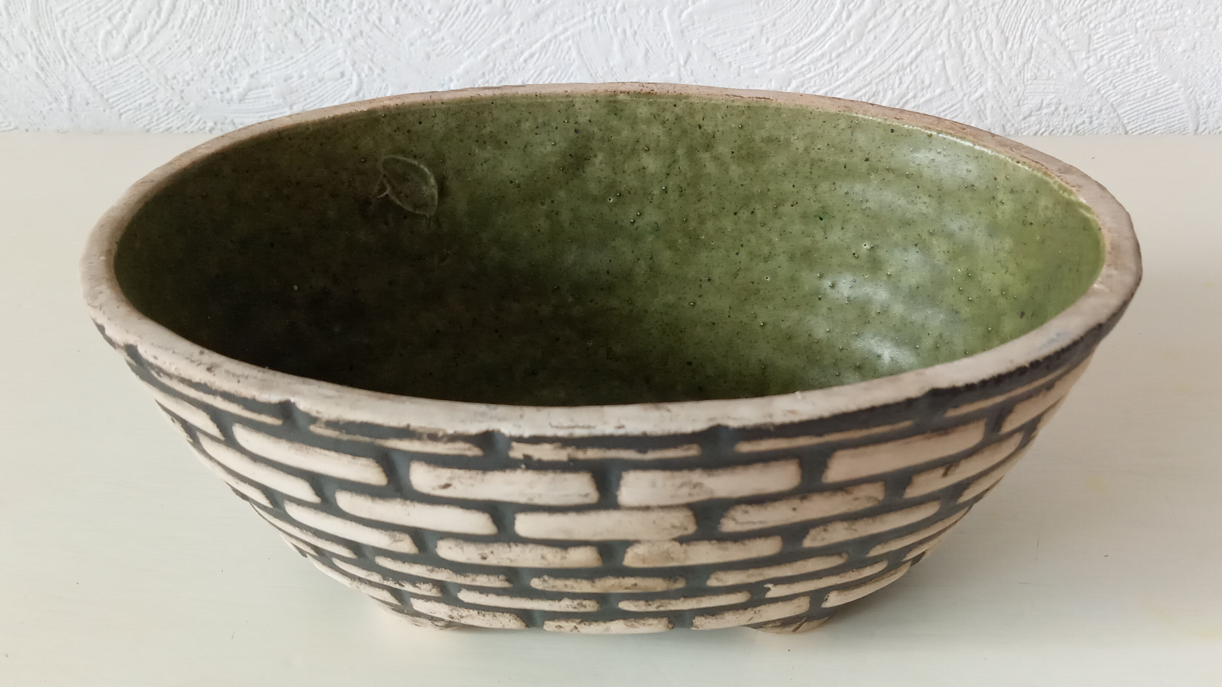 Ceramic cactus planter 50s