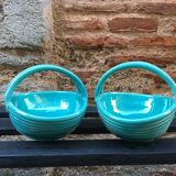 Two Gaziello Vallauris pocket trays