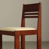 Set of 4 Dutch Hague School oak dining chairs, 1925-1935
