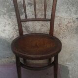 Chaise enfant ancienne en bois courbé