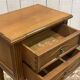 1950s Louis XVI style cherry wood bedside table