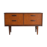Enfilade/sideboard with 4 drawers, 123 cm