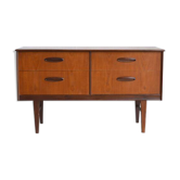 Enfilade/sideboard with 4 drawers, 123 cm