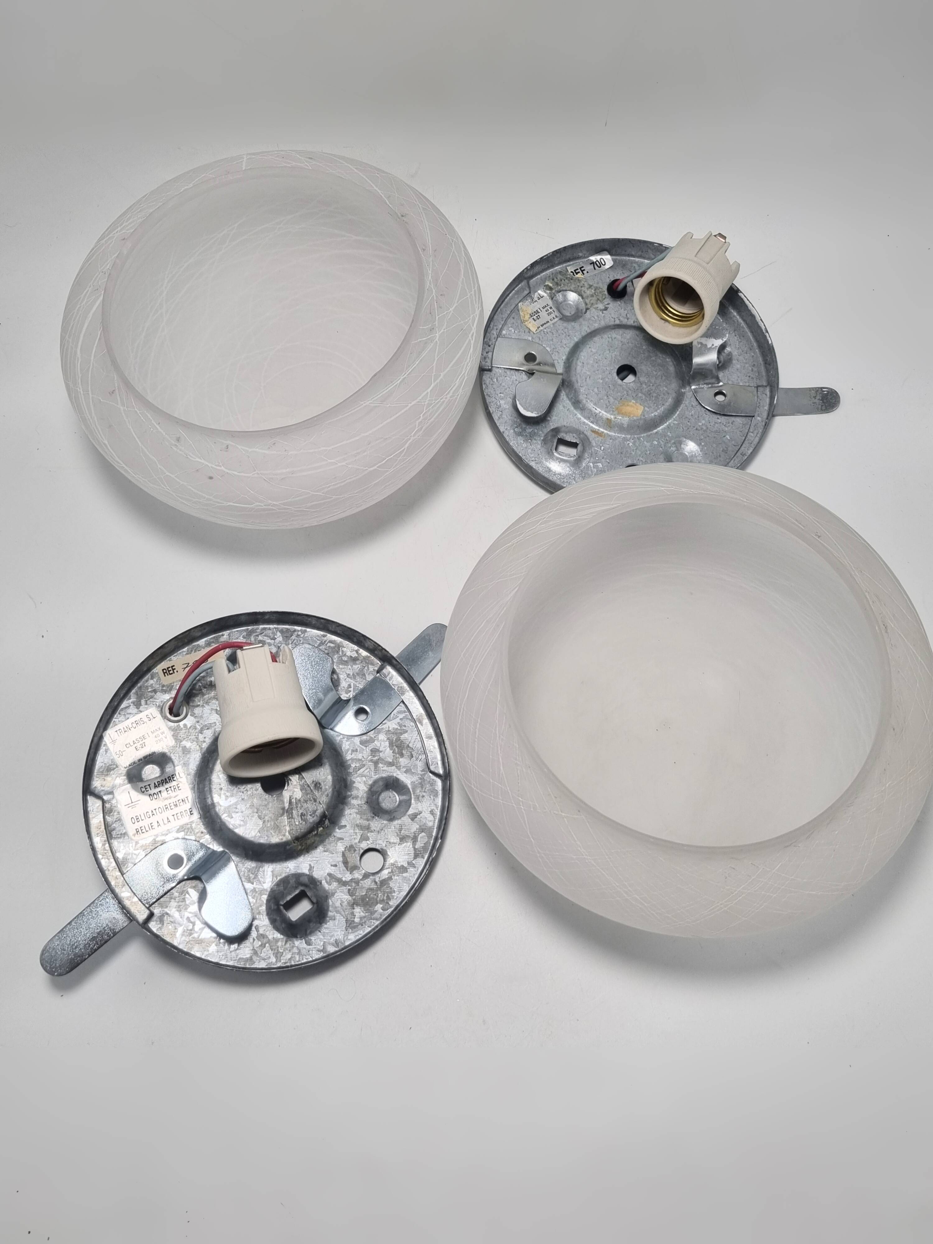 Paire de plafonniers