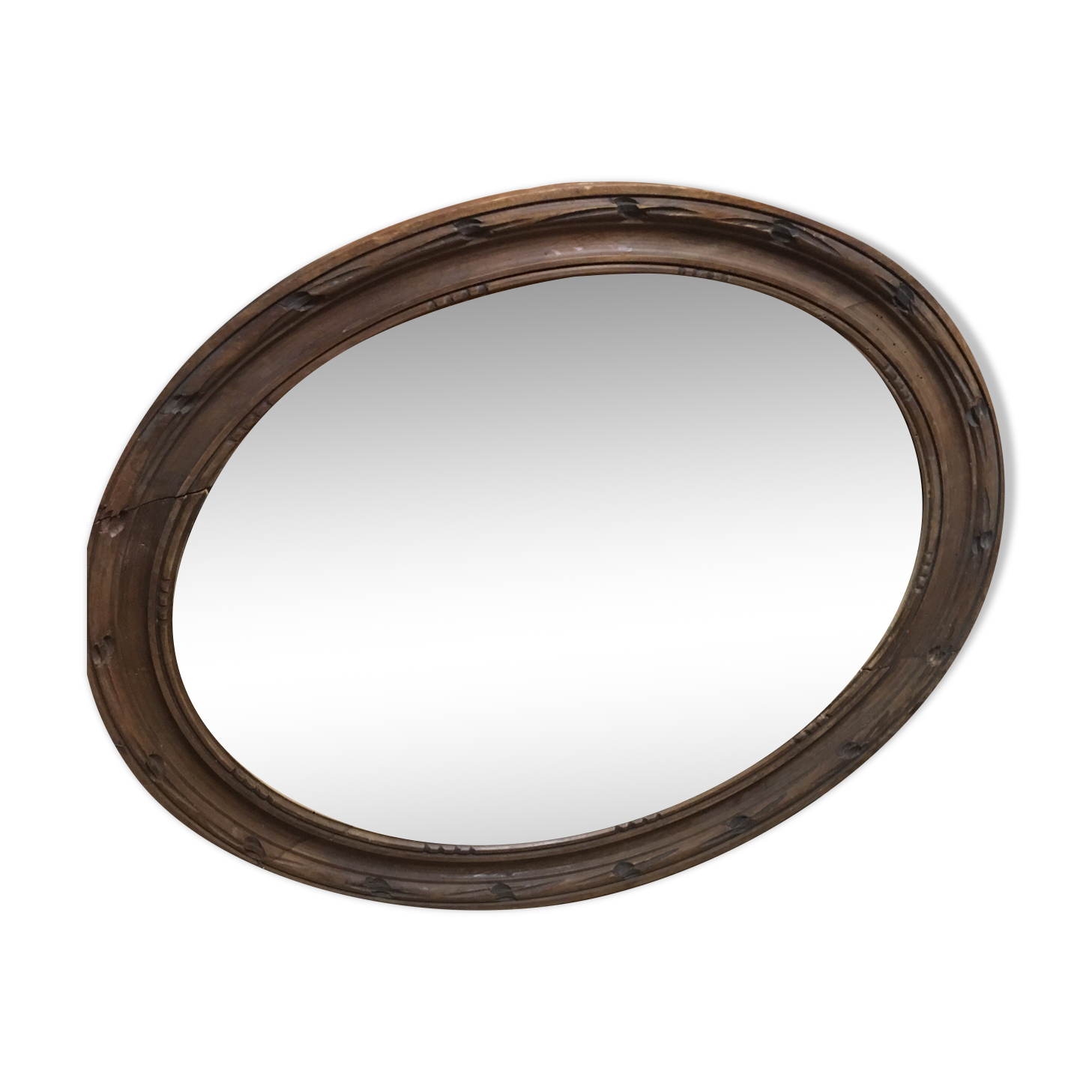 Wooden mirror