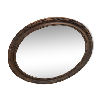 Wooden mirror