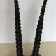 Gazelle horns on wooden support