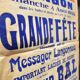Affiche "Grande Fête" Langon 1935