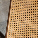 Lot de 4 chaises cannées pliantes