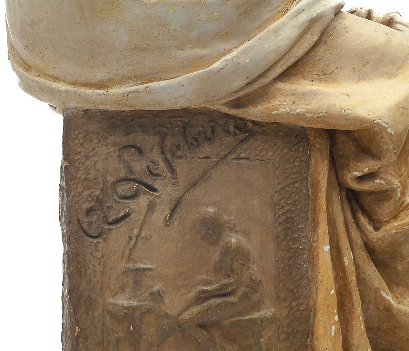 "Vierge à l'enfant" par A. Maeterlinck-Lefebvre