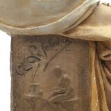 "Vierge à l'enfant" par A. Maeterlinck-Lefebvre