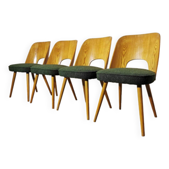 Set de 4 chaises de salle à manger par Oswald Haerdtl, 1950s