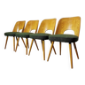 Set de 4 chaises de salle à manger par Oswald Haerdtl, 1950s