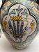Berrada covered 62 cm amphora in faience of fez morocco