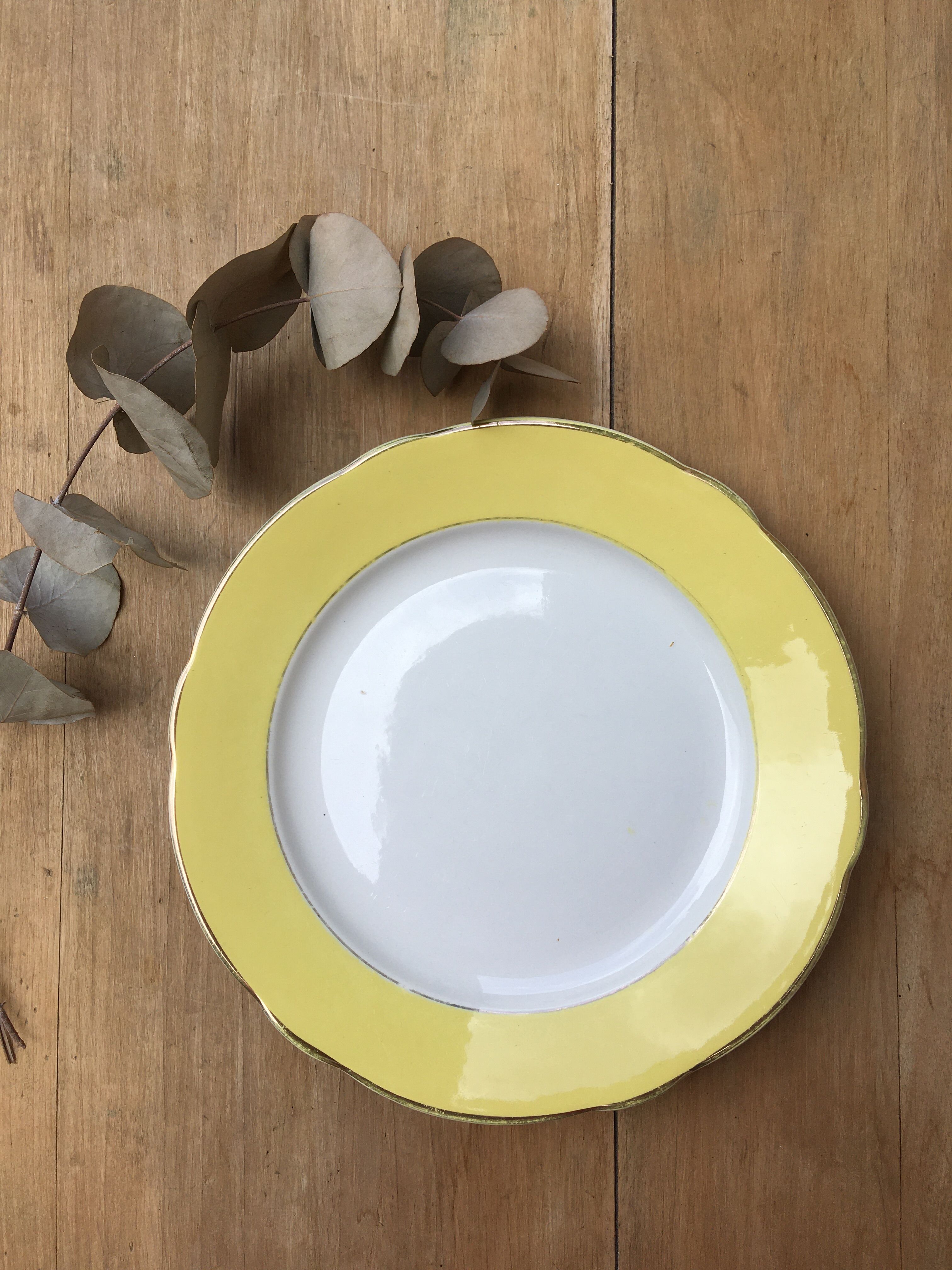 Yellow plates Lunéville