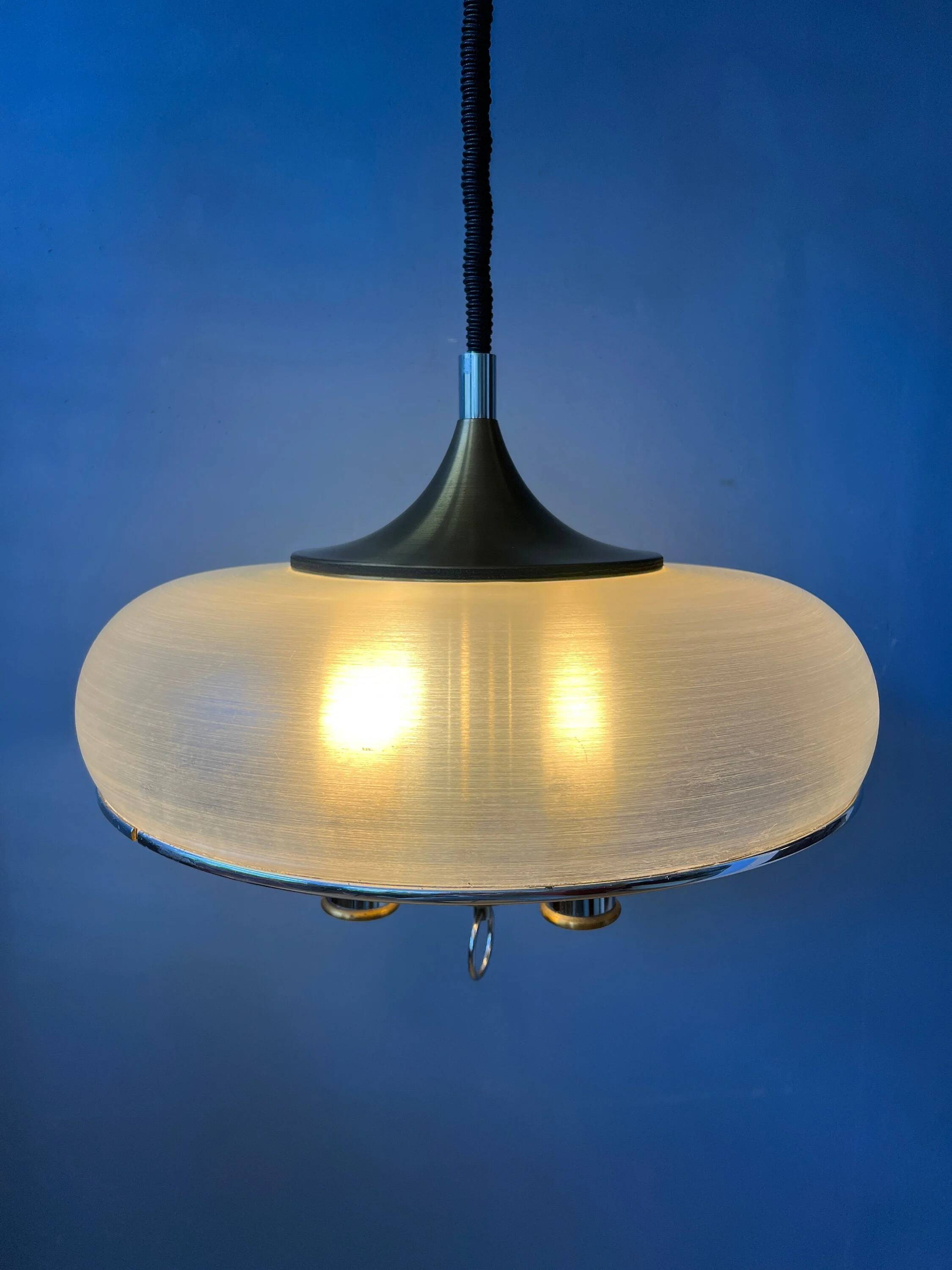 Suspension Mid-Century / Space Age chandelier