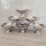 6 stainless steel 18/10 dessert bowls