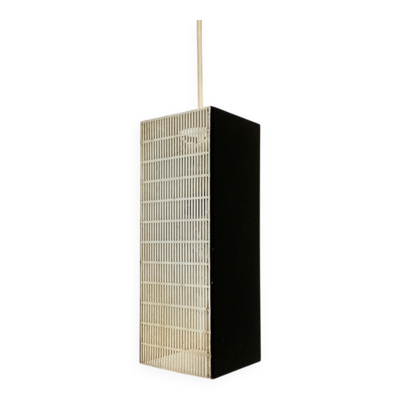 Lampe suspension minimaliste perforée allemande du milieu du siècle, années 1960
