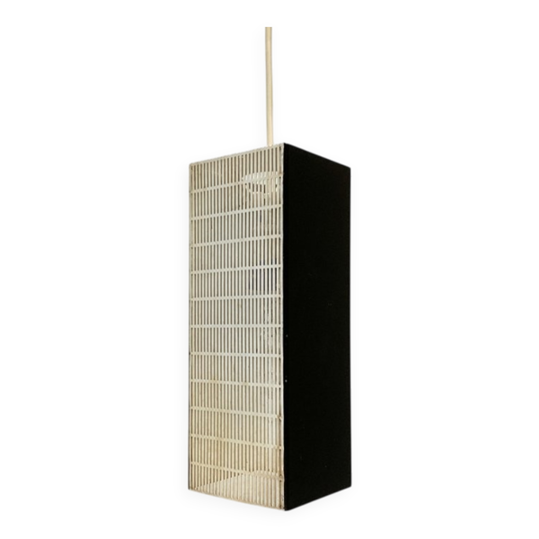 Lampe suspension minimaliste perforée allemande du milieu du siècle, années 1960
