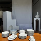 German porcelain service Winterling Marktleuthen Bavaria white