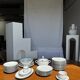 German porcelain service Winterling Marktleuthen Bavaria white