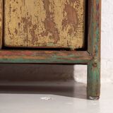 Antique wabi sabi style low cabinet (c.1900)