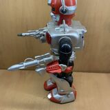 Red and silver Zadak robot