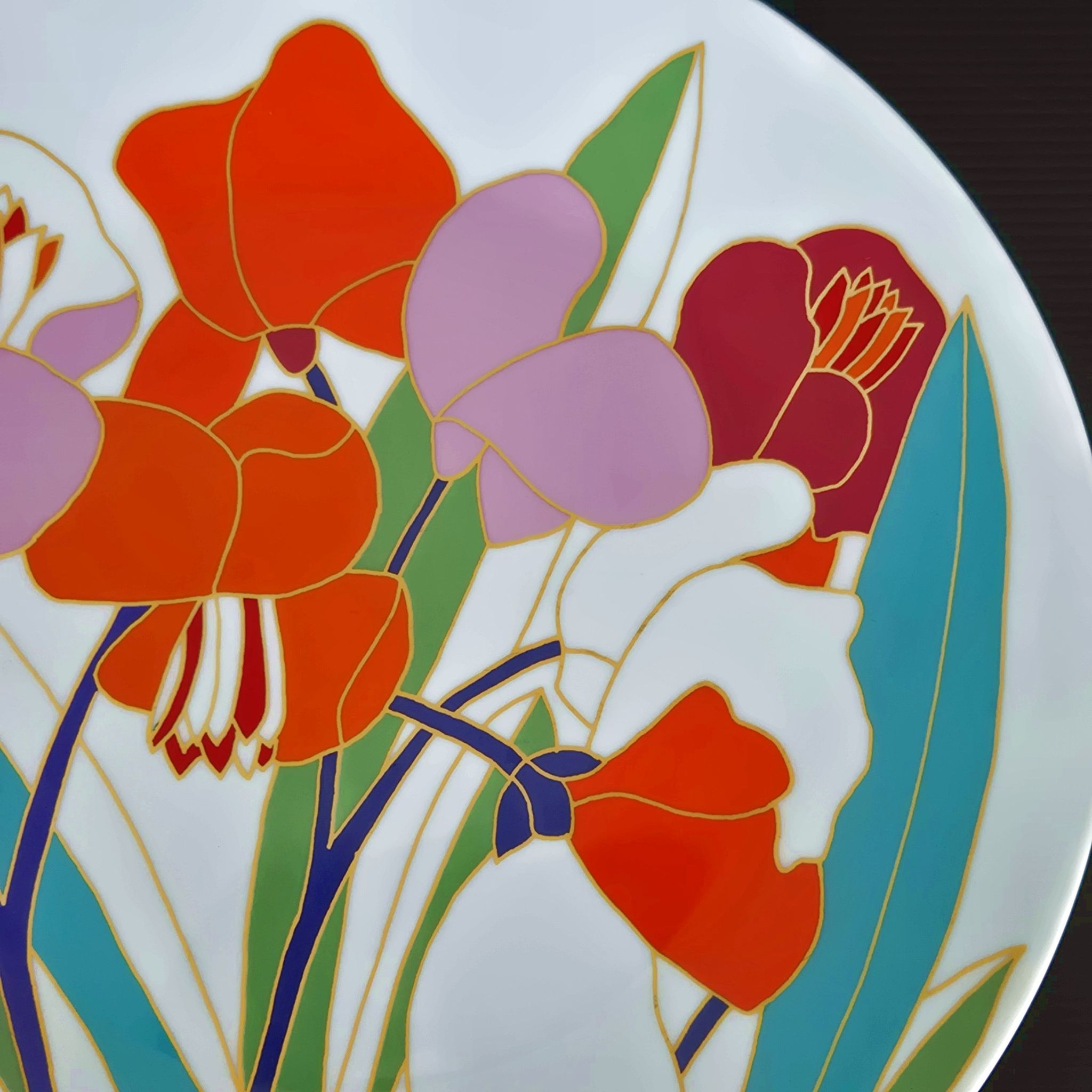 Plat ou grande assiette décorative Rosenthal Studio-Linie 1970