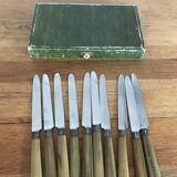 Lot de 10 couteaux vintage