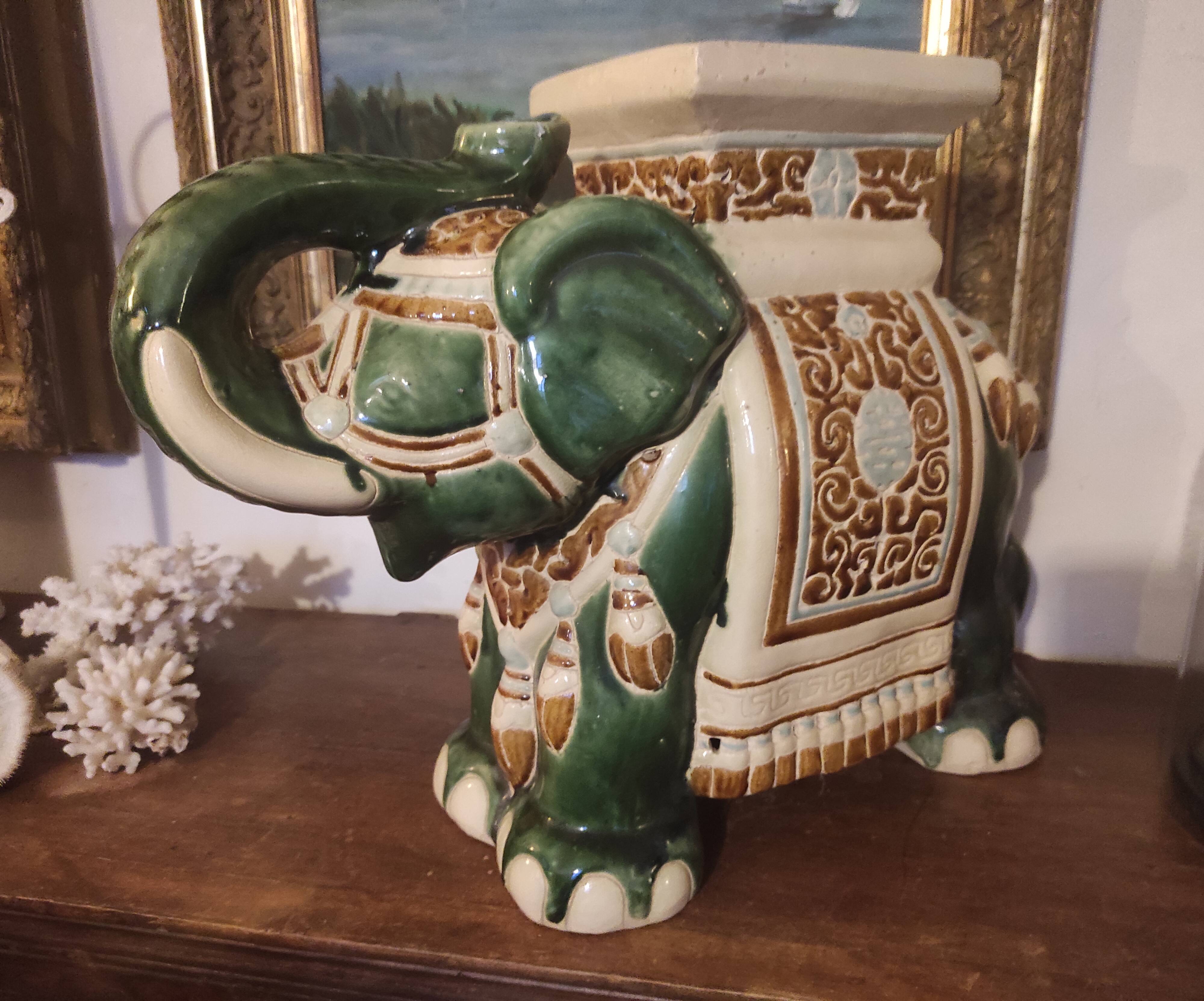 Ceramic elephant