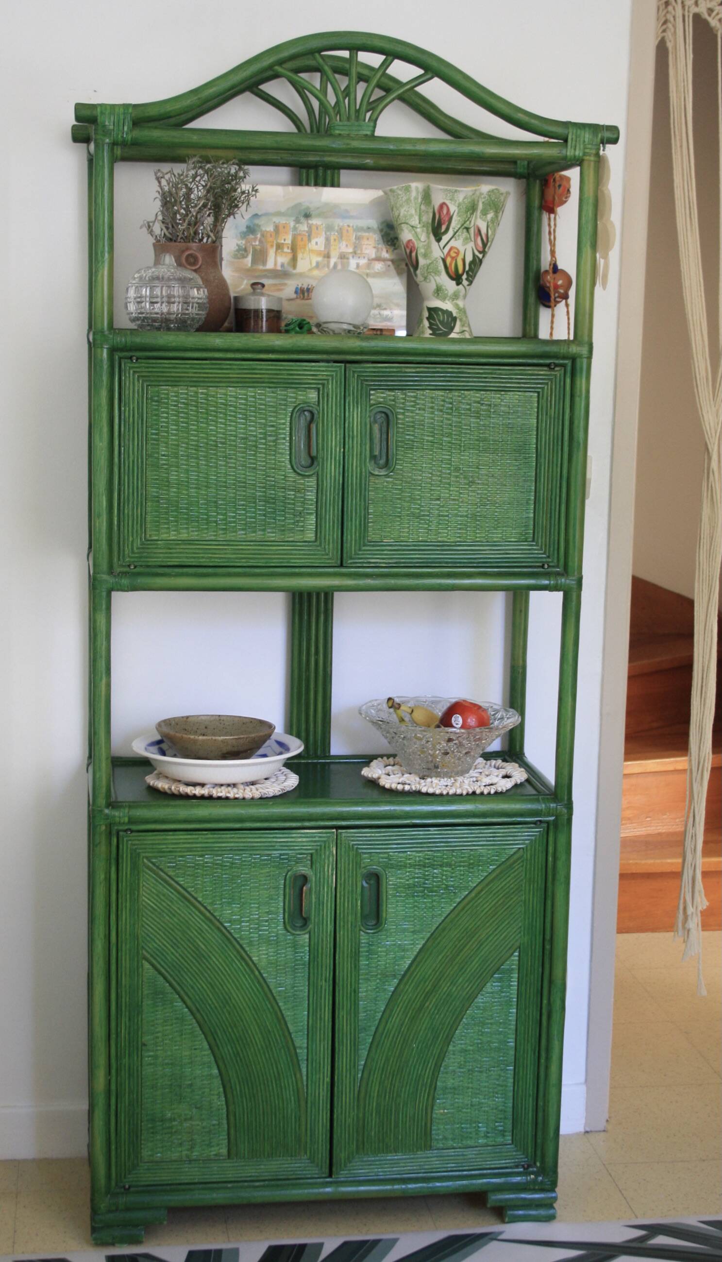 Etaègère/buffet rotin et bambou