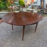 Scandinavian extendable table in rosewood from the 1960s, butterfly extension.