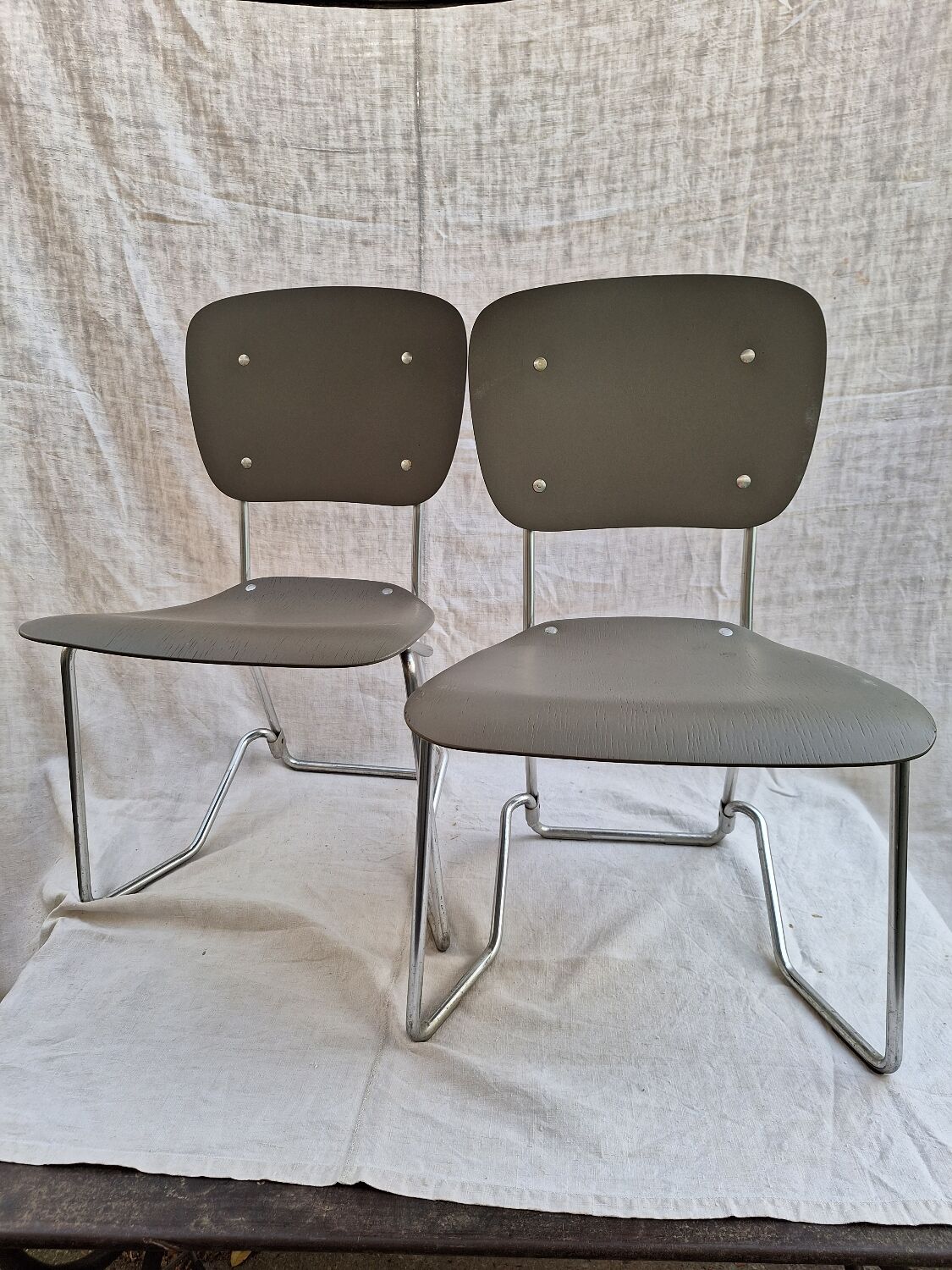 Pair of Aluflex chairs