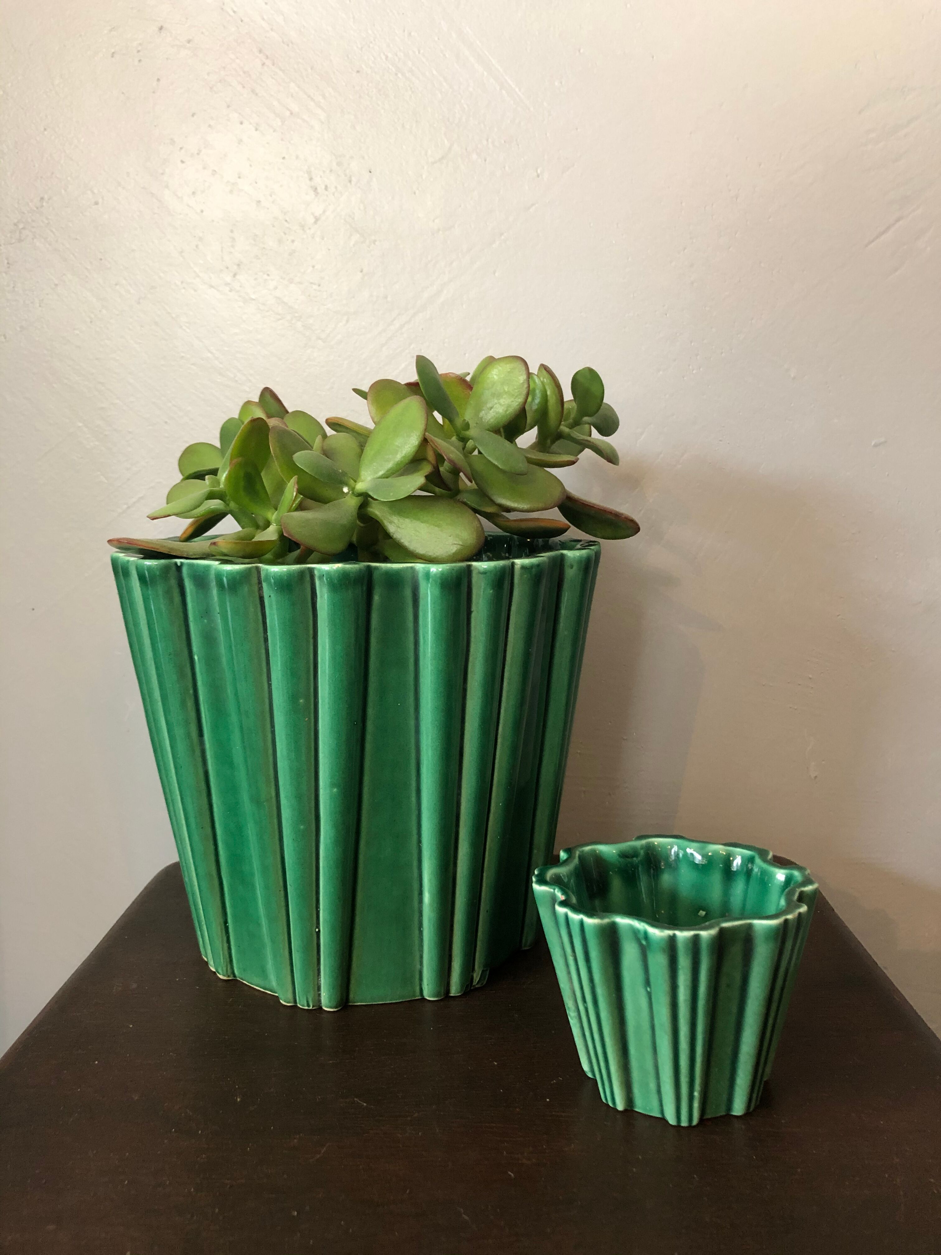 Duo de cache-pots en céramique Poët-Laval