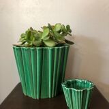 Duo of ceramic pot covers Poet-Laval