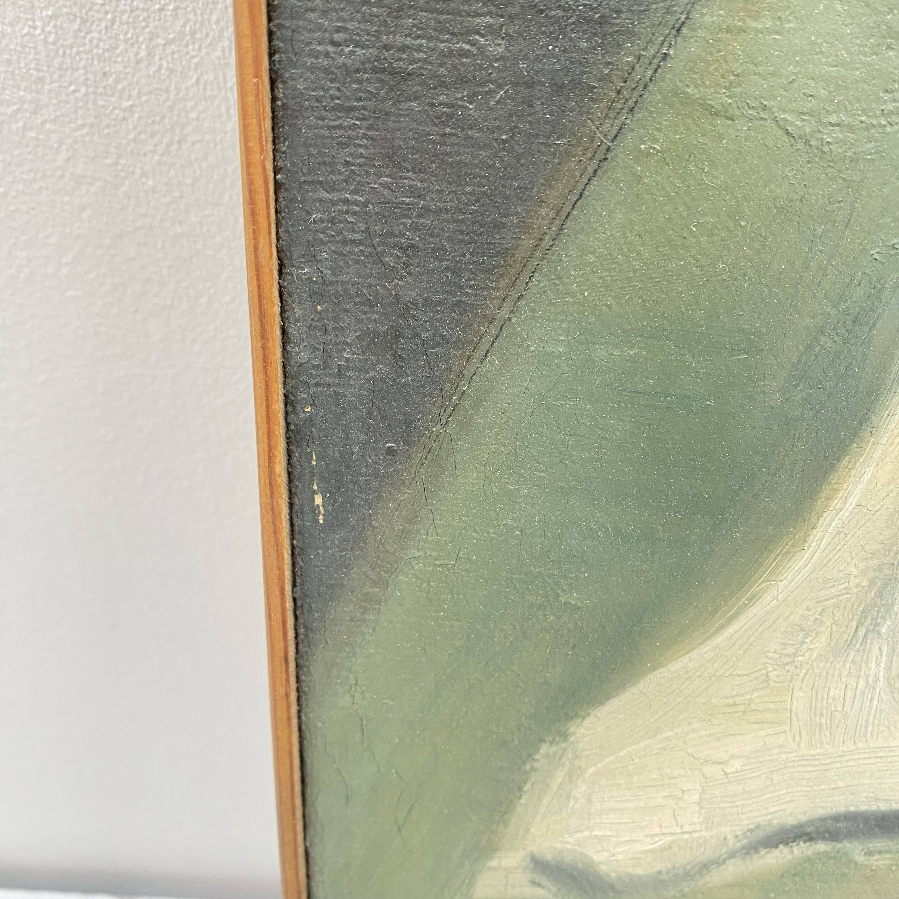 Oil painting on canvas old still life