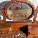 Dressing table with mirror