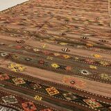Turkish kilim rug 256x156 cm wool