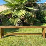 Old wooden farm bench - 2 meters