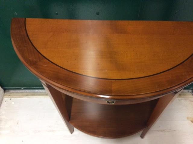 Cherry wood side table